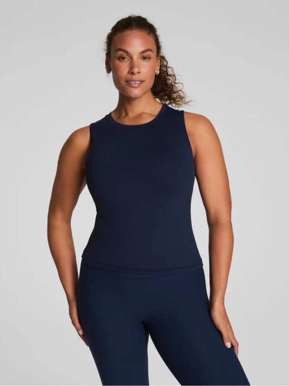 NWT Spanx Bare Naked Tank Timeless Navy Blue Small